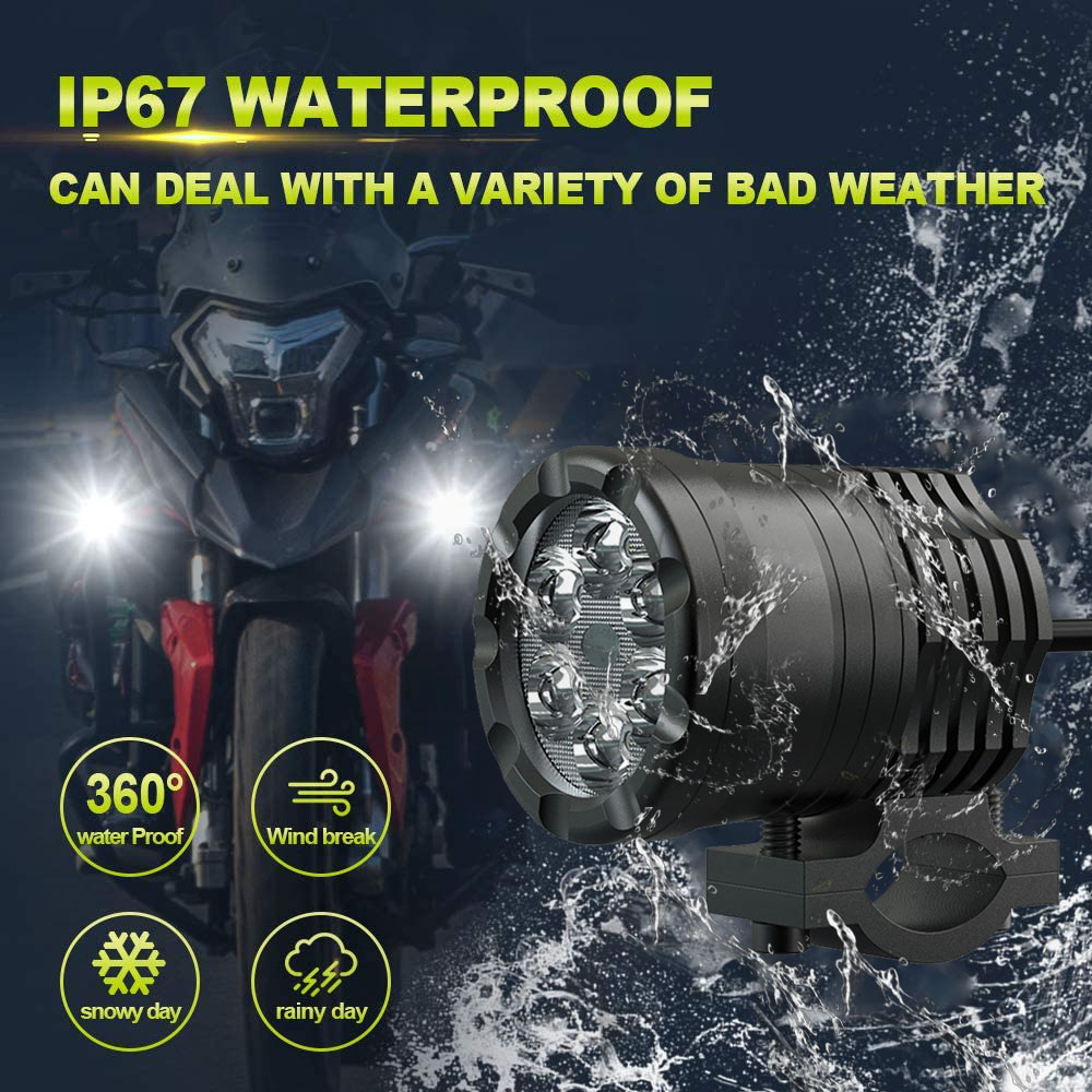 NLpearl 60W Motorcycle LED Hea - Universal Motorcycle Led Headlight Projector ulasan dan harga