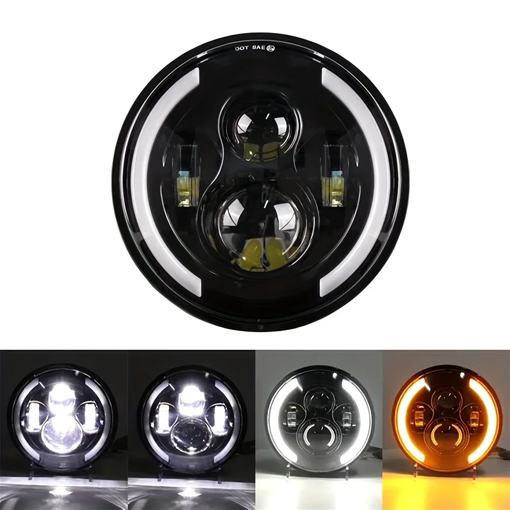 TCYATO 50W 7-Inch 17.78 cm LED - Universal Motorcycle Led Headlight Projector ulasan dan harga