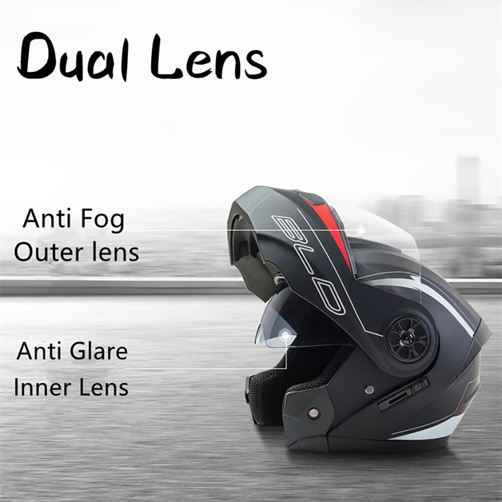 Bluetooth Motorcycle Full Face - Modular Flip Up Motorcycle Helmet Dot Approved ulasan dan harga