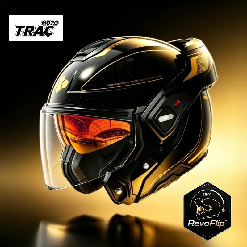 180° Rear‑Rotating Modular Mot - Modular Flip Up Motorcycle Helmet Dot Approved ulasan dan harga
