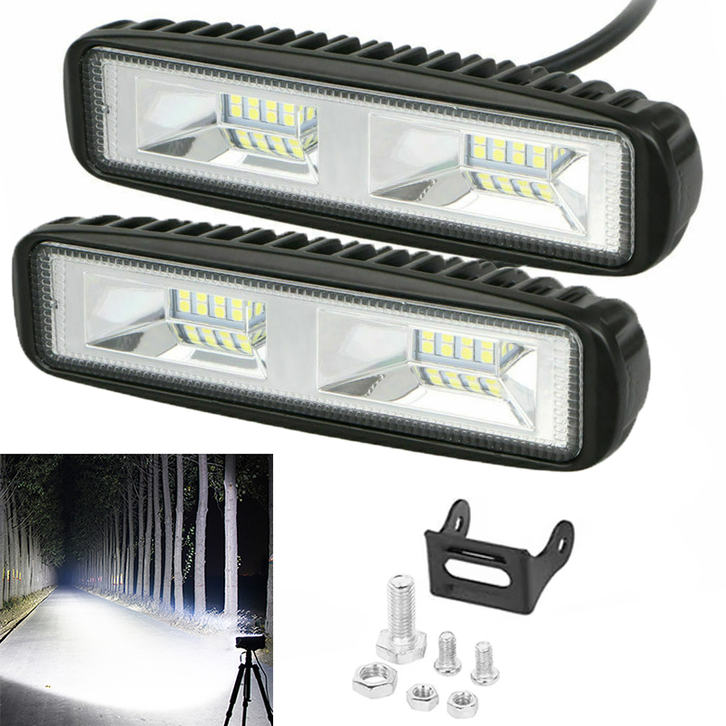 48W LED Car Work Light High Br - Universal Motorcycle Led Headlight Projector ulasan dan harga